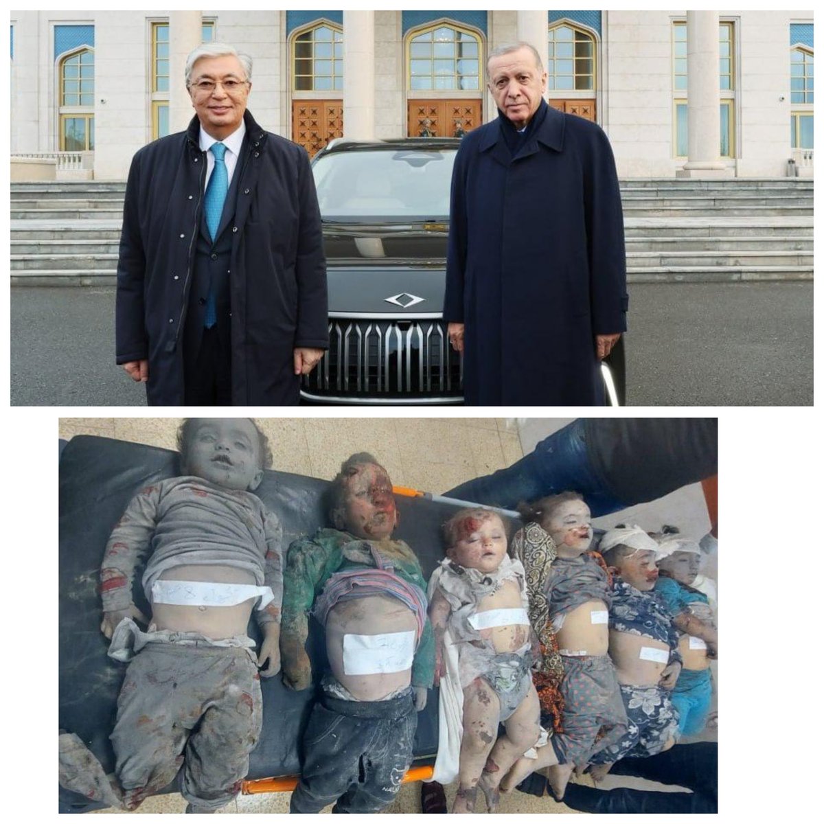 Halkın kesesinden Kazakistan cumhurbaşkanına TOGG hediye edenler Gazze için sadece miting yaptı.. AKP'lilere duyurulur..