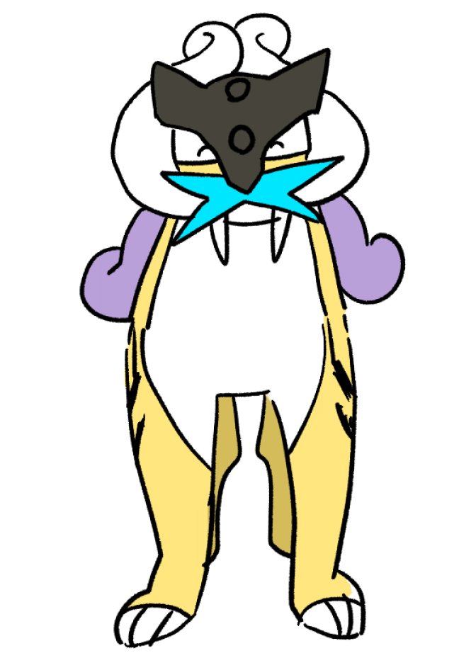 ニコニコしてるライコウです」|マのイラスト