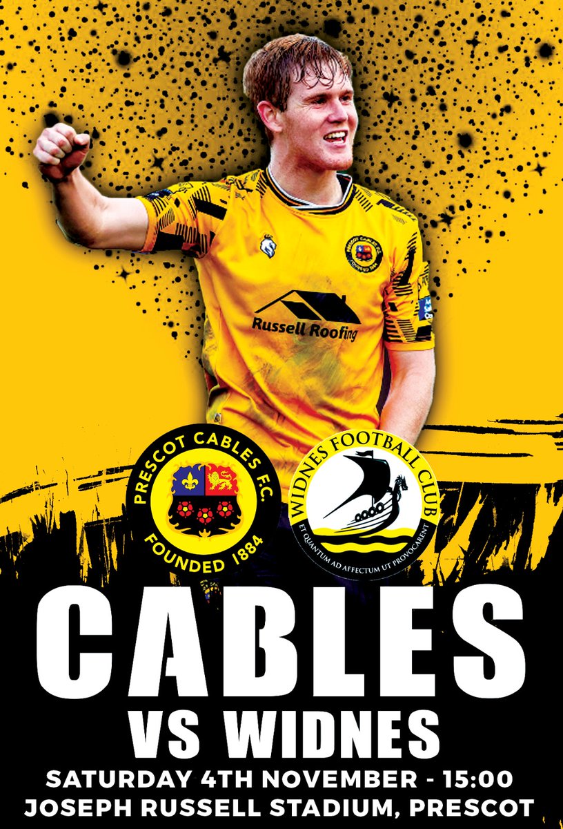 It's a Saturday morning in November and Prescot Cables are Top of the League. ⬆️

We are at home to local rivals <a href="/Widnes_FC/">(C) Widnes Football Club</a> (KO 3pm). 
We have an #ExtraTime session after the game. 🎸 🎶 🍺

What further motivation do you need? 🤣

See you there?
