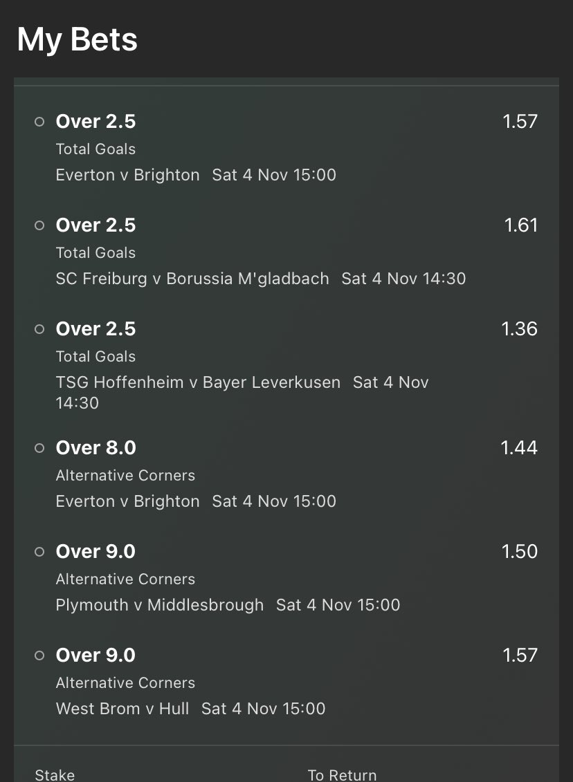 Today’s mixed Acca @ 11.78 ⚽️🚩
#saturdayfootball #Letsgo 🤑🤑