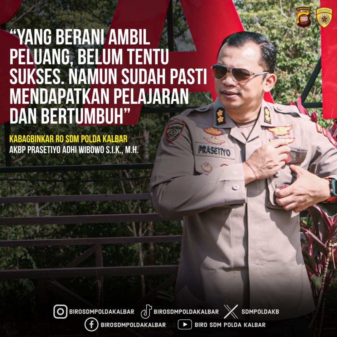 BIRO SDM POLDA KALBAR tweet media