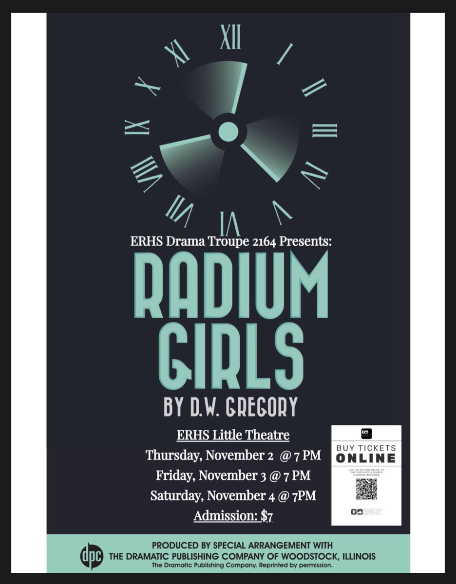 Congratulations, Mrs. Vejarano and the entire cast &amp; crew of Radium Girls! 👏🏽👏🏽👏🏽 There’s one more opportunity to go see it tomorrow 💙🤍<a href="/ElRanchoHS/">El Rancho HS</a> <a href="/ElRanchoSchools/">El Rancho Schools</a> <a href="/elrodeonews/">El Rodeo News</a>