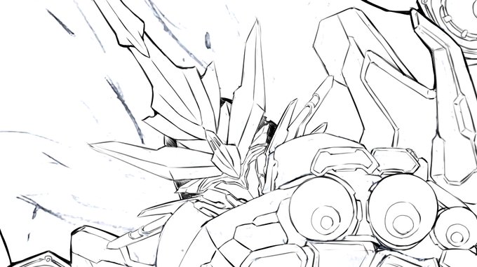 入院してた時に紙と鉛筆借りて描いたテッカマンエビルを、ここんとこ仕事の合間の休みに気まぐれでペン入れしてたらコスト的に大変な事に…
完成したら改めてアップします。 