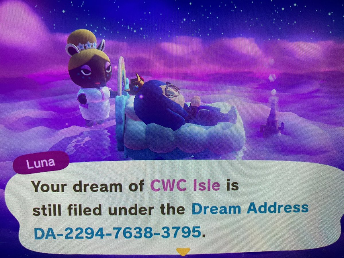 CPU_CWCSonichu's tweet photo. Here is my ACNH Dream Code for anyone with #AnimalCrossingNewHorizons. https://t.co/2nAiZS0lrv