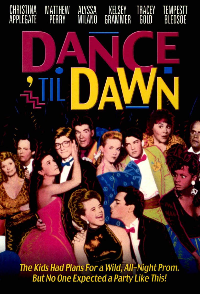 LisaMarieBowman's tweet image. 729. Dance Til Dawn (1988) -- Starring Matthew Perry and Christina Applegate.  (Watching on YouTube with #NightFlightFriday)