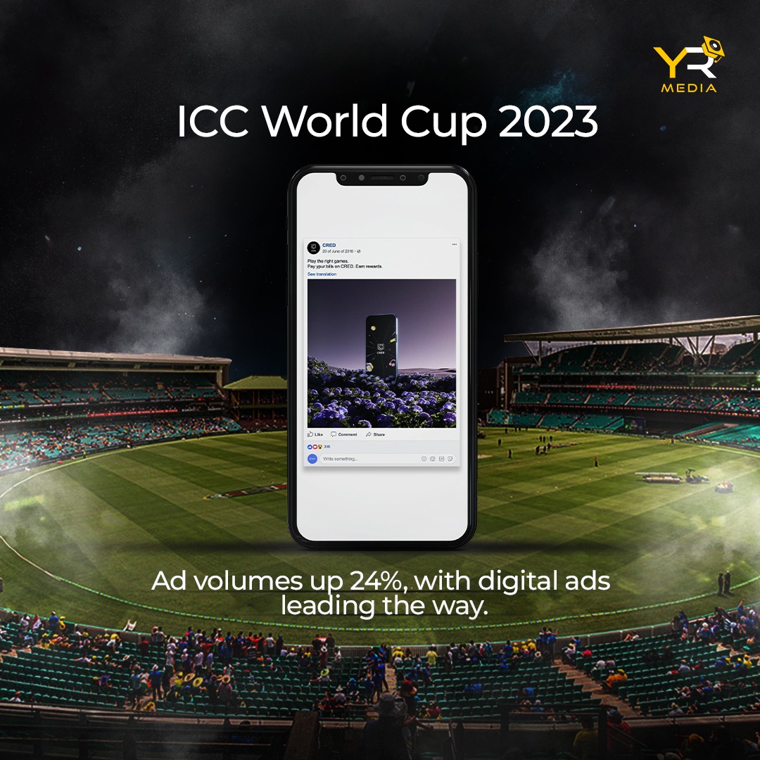 Digital ads are the future of advertising.

#ICCWorldCup #iccworldcup2023 #WorldCup23 #digitalads #digitaladvertising #digitalmarketing #socialmediamarketing #marketingmemes #yrmedia #chennai
