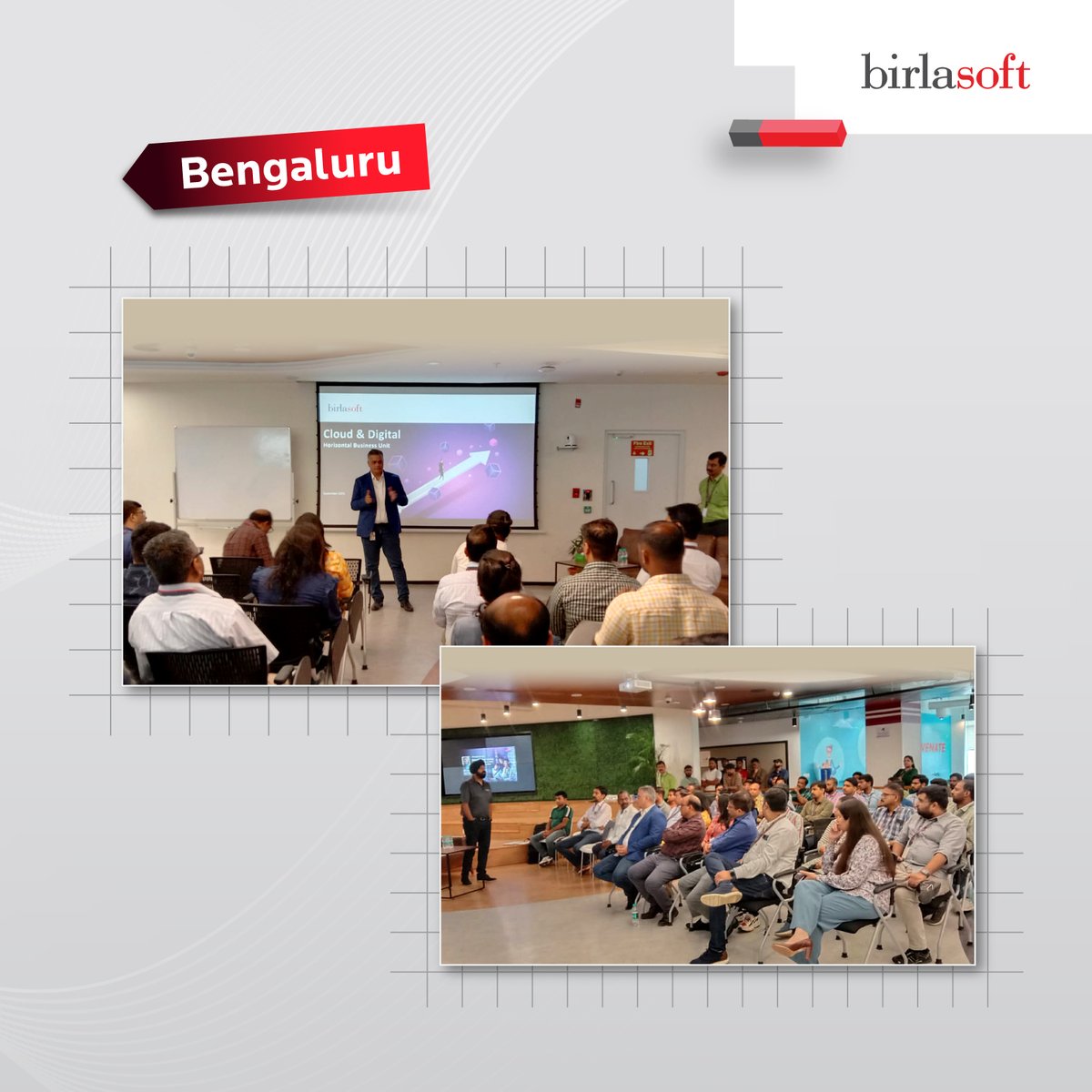 birlasoft's tweet photo. Our Digital & Cloud Team united to exchange ideas and connect with colleagues across offices in Pune, Hyderabad, and Bengaluru. As we collectively charted a path to revolutionize the digital landscape, the energy of the room was filled with countless thoughts and discussions on innovation.

Our cross-location collaboration enables us to create cutting-edge solutions, bridging gaps and empowering the world through technology. As we celebrate #FutureOfTech, the team's focus remains on continuous learning, embracing emerging technologies, and pushing boundaries to unlock new opportunities for substantial growth.

#Innovation #DigitalTransformation #BusinessInsights #TeamSpirit #BoldAgileAmbitious