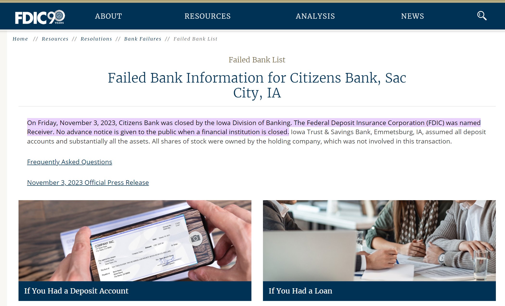 Citizens bank online problems sale