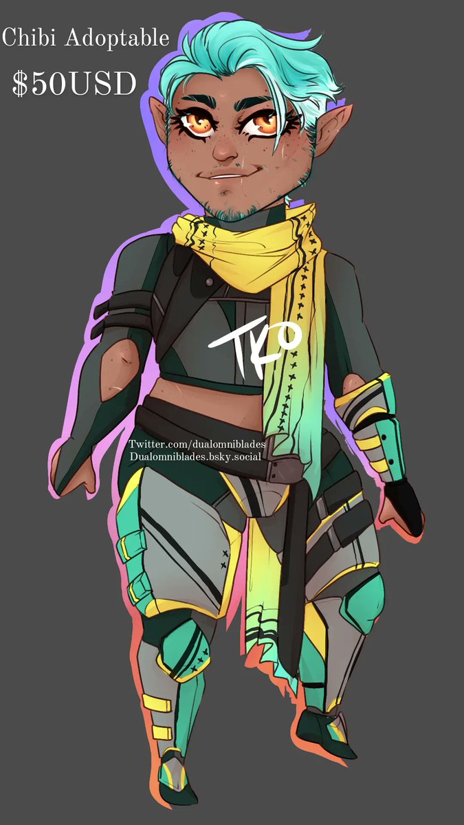 dualomniblades's tweet image. Chibi Adopt #1
  $50USD via PayPal
+%50 and I will add a Waist-up, full colored image of this character. 

DM or Comment to claim.

#adoptable #adoptableforsale #chibiadopt #digitalart
