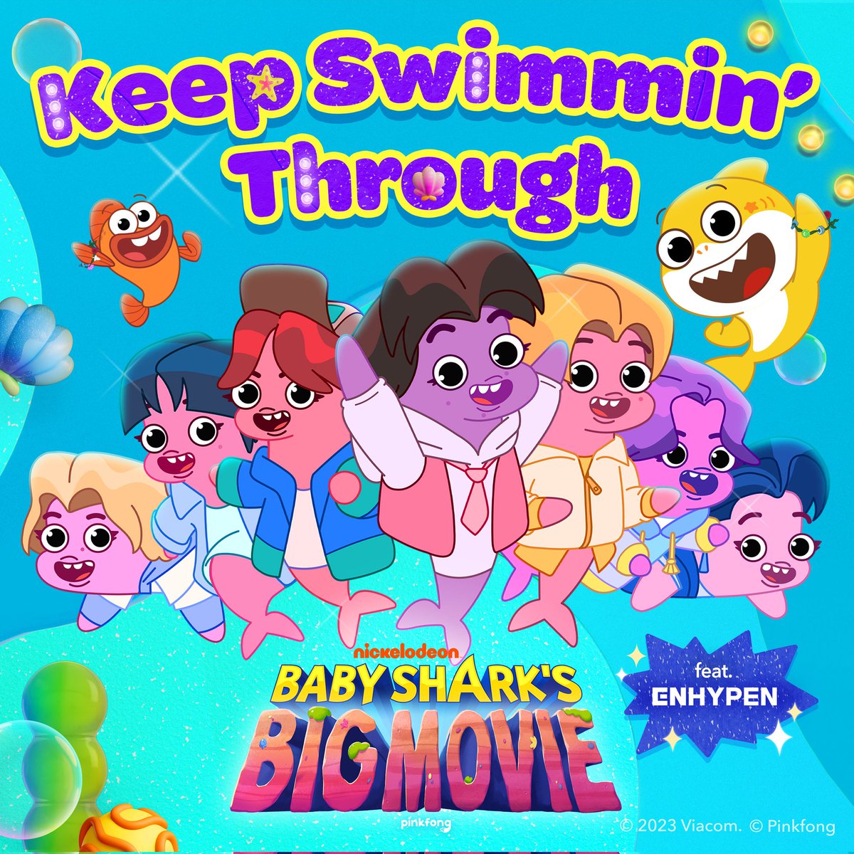PRODBYENGENE's tweet image. Baby Shark's Big Movie OST &amp;lt;Keep Swimmin' Through&amp;gt; by ENHYPEN debuts at #43 in the Worldwide iTunes Song Chart in spite of the short notice 👏

Play it HERE 🔻
orcd.co/keepswimminthr…

#KeepSwimminThrough #EHYPEN #BabySharksBigMovie @ENHYPEN #ENHYPEN_members