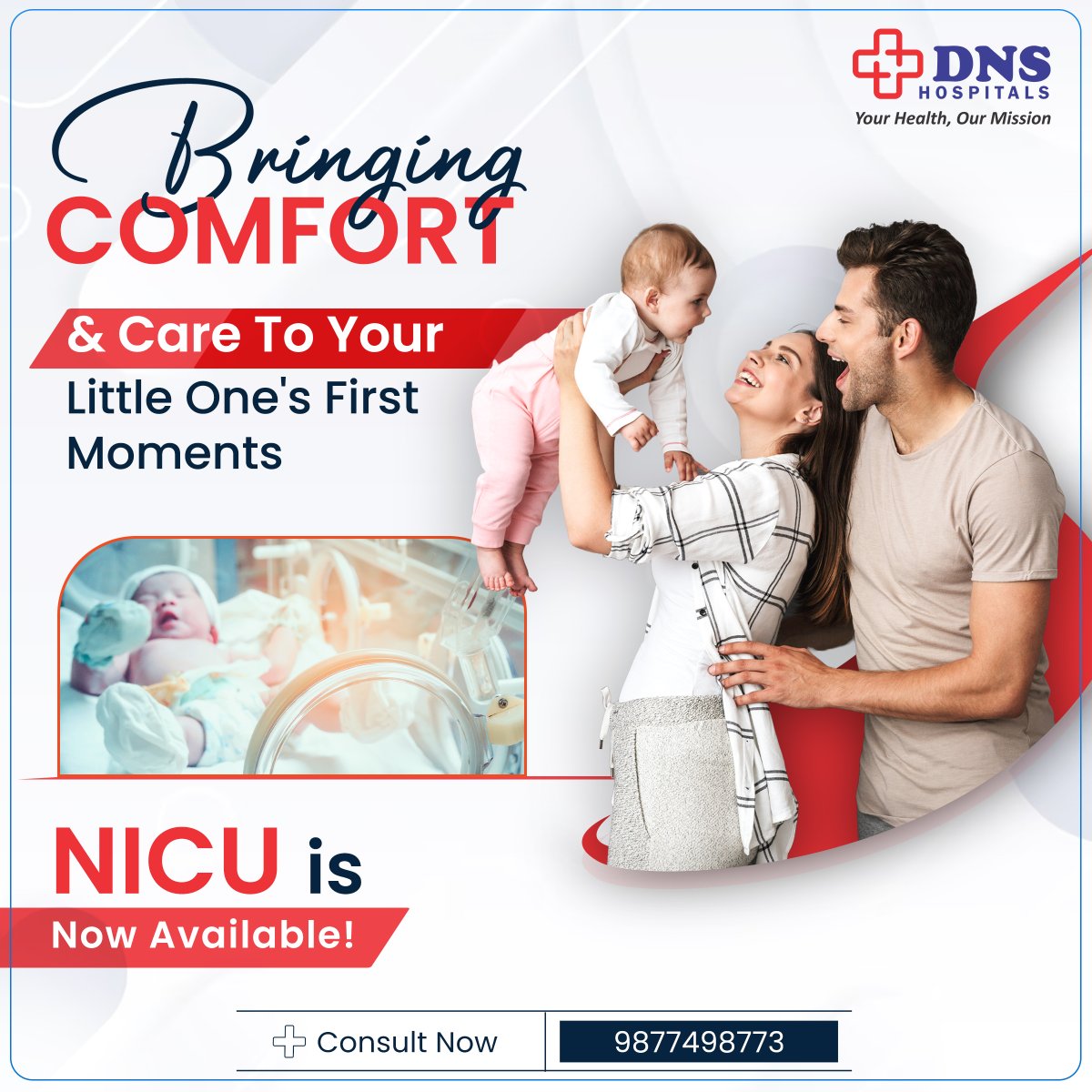 Embracing your baby's earliest moments with love and unwavering support.
No matter the circumstances, our NICU is here to provide the care they need. 🏥

 #parenting  #Matter  #CareFest2023  #support  #Health #babies #life #Medical  #excellence  #HopeInLove #tomorrow