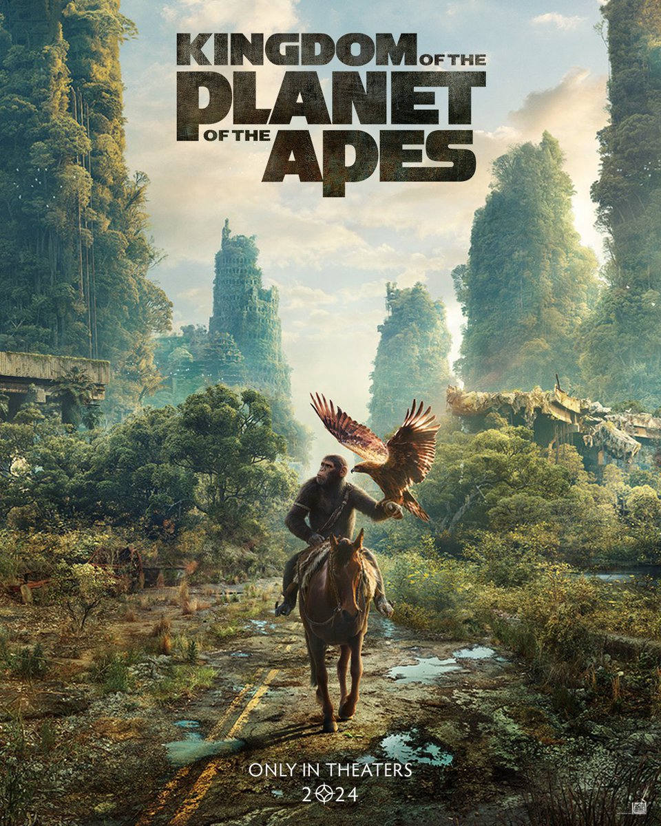 instafilm_id's tweet photo. Official Poster Kingdom of the Planet of the Apes (2024).

Sekuel film ‘War of the Planet of the Apes (2017).

Rilis di bioskop 24 Mei 2024.

#kingdomoftheplanetoftheapes https://t.co/k8mLs0VwH0
