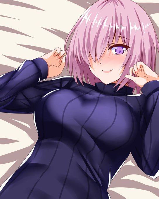 【再掲】縦セタ特異点⑧ マシュ縦セタ～ 凄い健全な感じがする…  #FGO