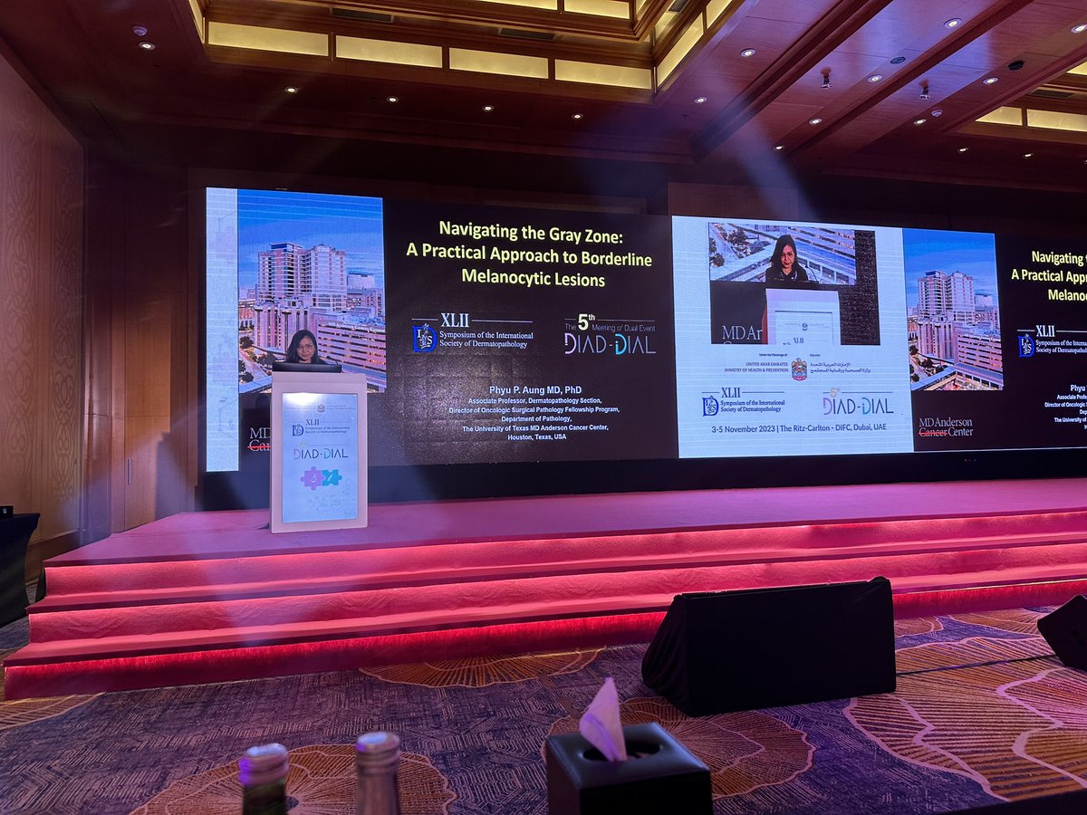 DrPhyuPAung2's tweet photo. Representing MD Anderson Dermpath at ISDP Dubai https://t.co/UYwuxcWFmy