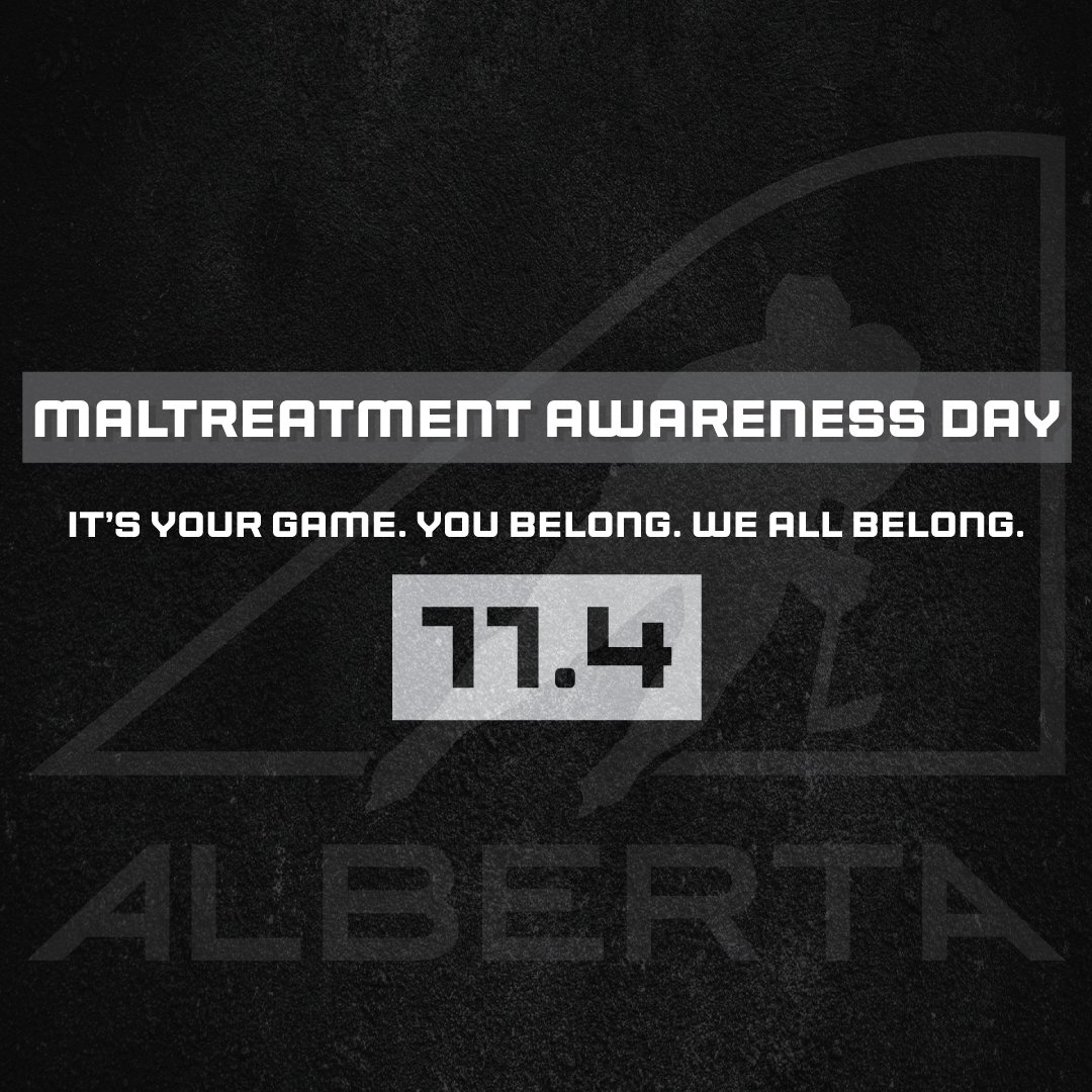 Today is Maltreatment Awareness Day. On the fourth day of the 11th month we recognize the Hockey Canada playing rule, 11.4 – Discrimination. Because maltreatment and discrimination do not belong in our game. bit.ly/MaltreatmentAw… #AlbertaBuilt