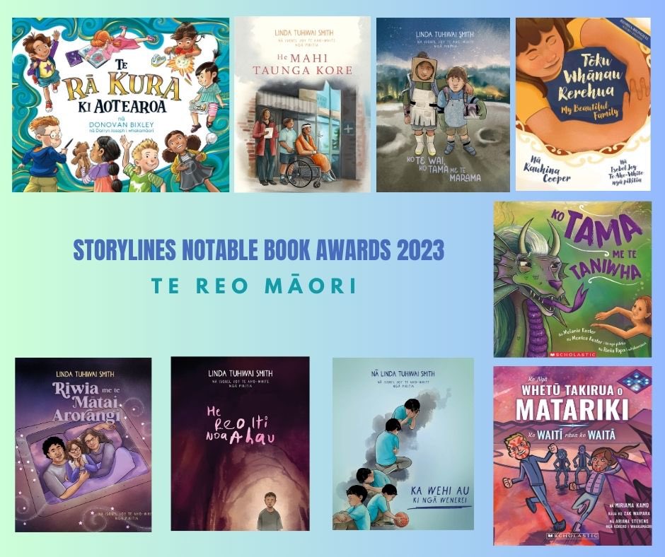 Storylines Notable Book Awards 2023

Our Te Reo Māori list! Congratulations to all our winners.

Full lists available on our website:
storylines.org.nz/awards/storyli…