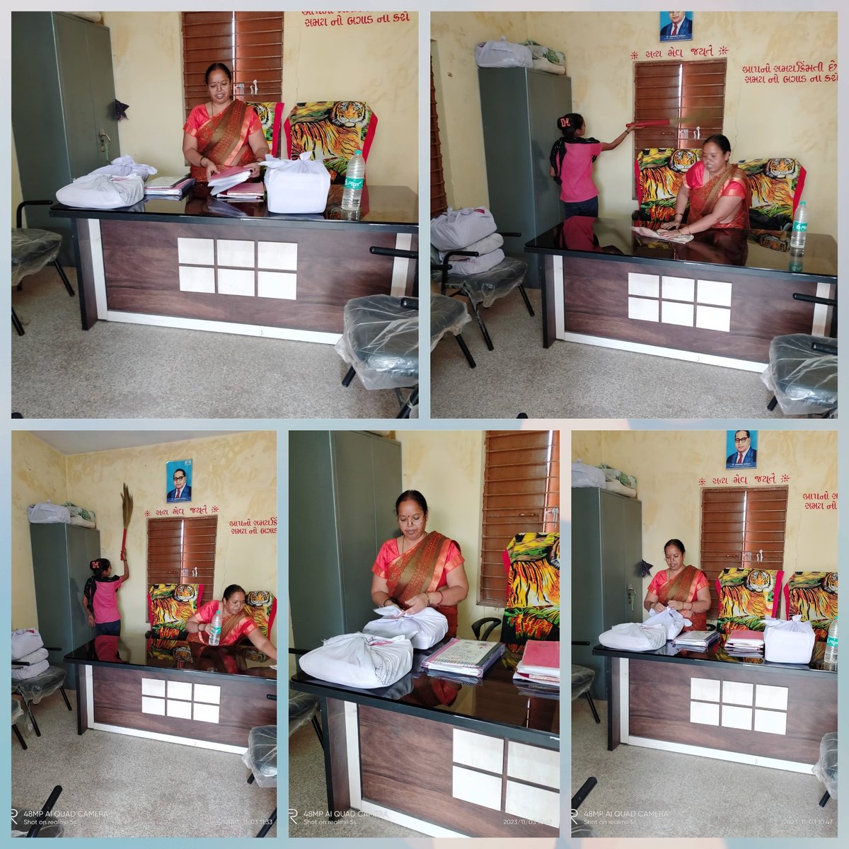 RaparTDO's tweet photo. સ્વચ્છતા હિ સેવા અંતર્ગત ચિત્રોડ ગ્રામ પંચાયત ઓફિસ રેકર્ડ વર્ગીકરણ.
@SBMR_Gujarat
@sbmugujarat
#SwachhGujarat2023 @CMOGuj @AssComSBM @CollectorKutch @KutchDdo @DrdaKachchh https://t.co/91s8uWvHi6