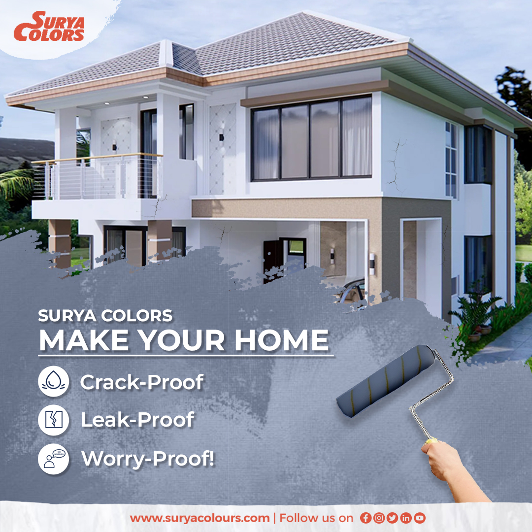 suryacolors's tweet image. Elevate your home's protection and aesthetics with Surya Colors Wall Putty! Say goodbye to cracks and water worries. This magical solution is the key to a worry-free haven. Enjoy lasting beauty and peace of mind.
#HomeRenovation #CrackProof #WaterProof #SuryaColorsWallPutty