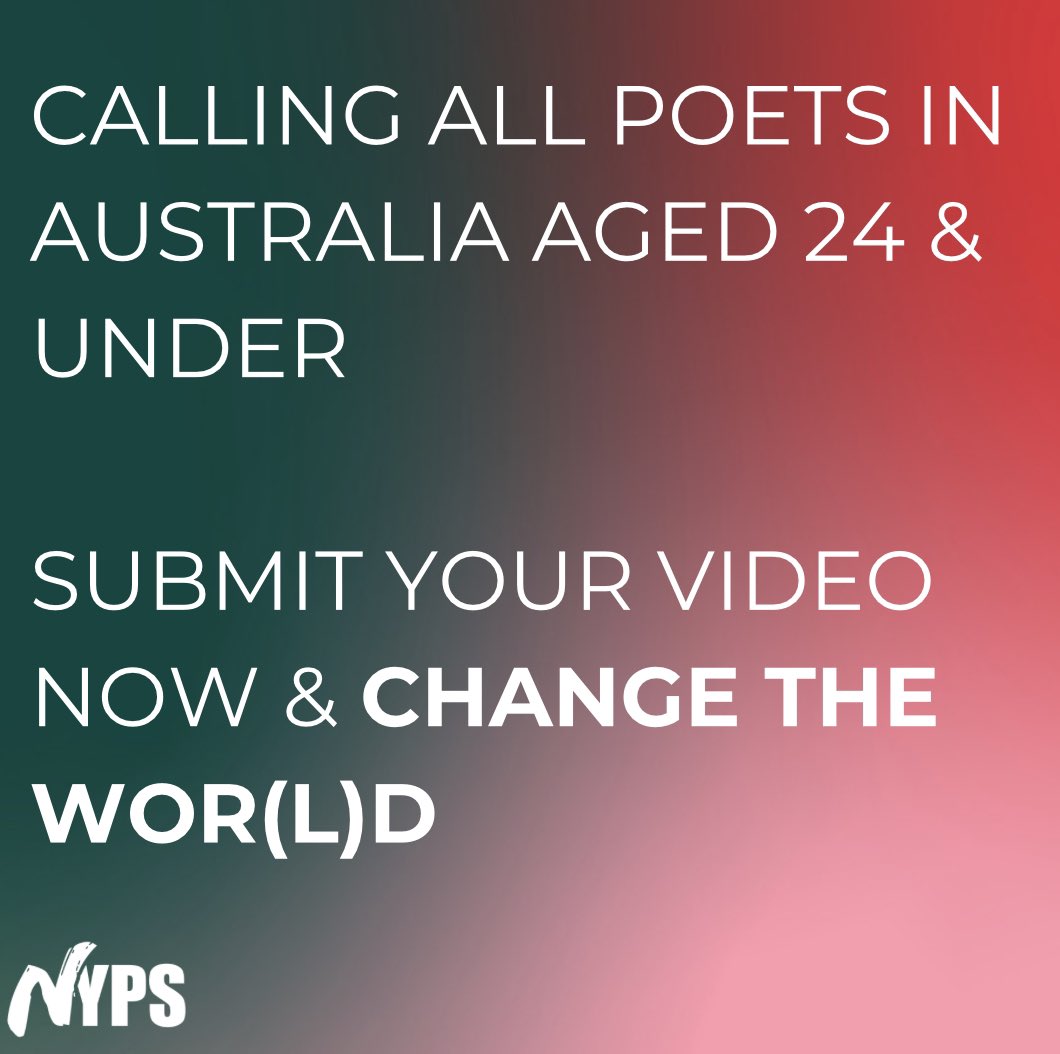 Calling all poets aged 24 and under across Australia ‼️ Record and upload your poem for the chance to compete for the NYPS crown at the <a href="/statelibrarynsw/">State Library of NSW</a> 🫶🏽

If you’re out of Sydney, we will support your travel for the finals! 

Enter now: bankstownpoetryslam.com/nyps