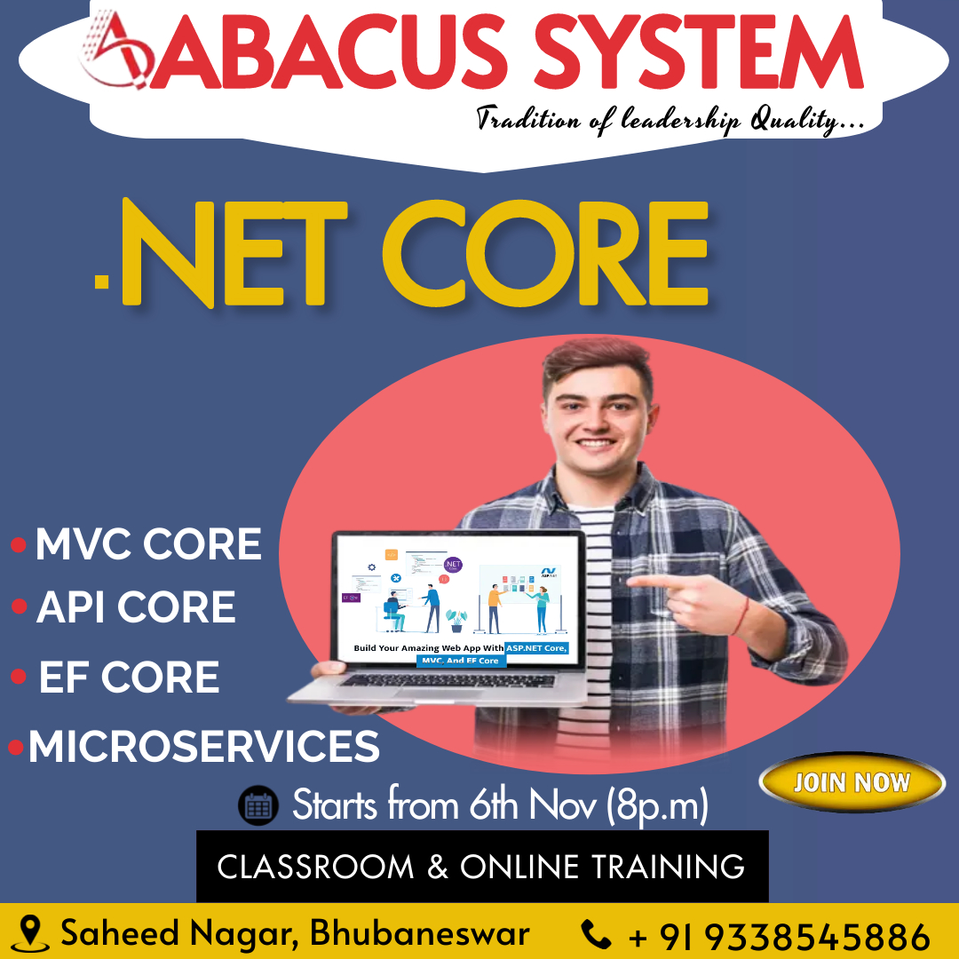 abacus_system's tweet photo. Build Job-Ready MVC Core Skills in 2023 by taking our #mvccore Course.
Take a step towards your #growthofcareer
Join Software language course and get hired in the #itfield
Contact us on : 09338545886
#mvccore #efcore #apicore #programming #trainingsession #MVC #bestinstitute https://t.co/xkCTX0TRxS