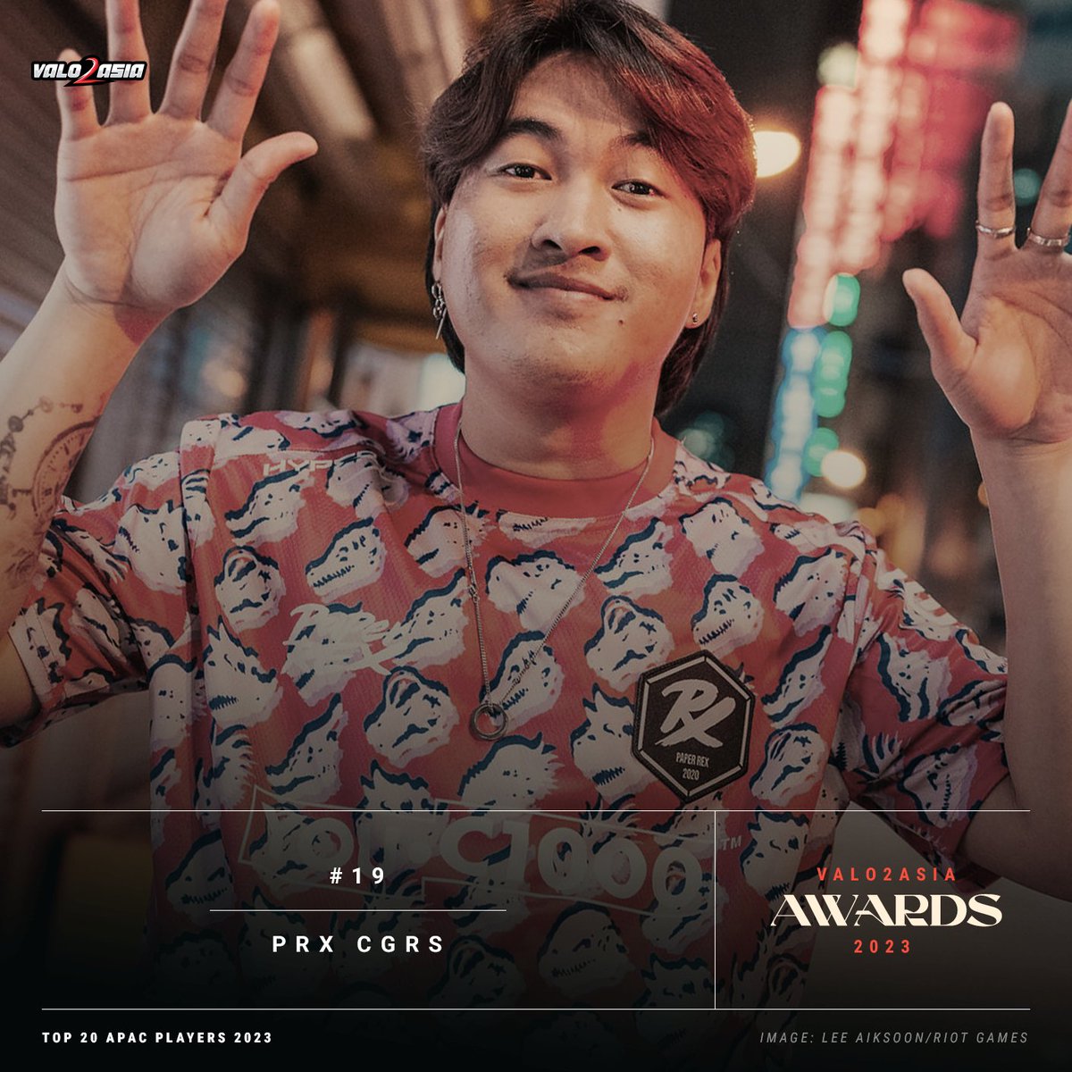 🏆 #19 APAC Player of the Year 🏆

🇹🇭 Patiphan "CGRS" Posri (<a href="/CigaretteS_Kla/">cgrs</a>)
Current team: MiTH (<a href="/MiTHeSports/">MITH</a>)
Notable previous team(s): Paper Rex

Learn more about The VALO2ASIA Awards 2023 on our website or click the link in the comments.

#VALO2ASIA #TheVALO2ASIAAwards