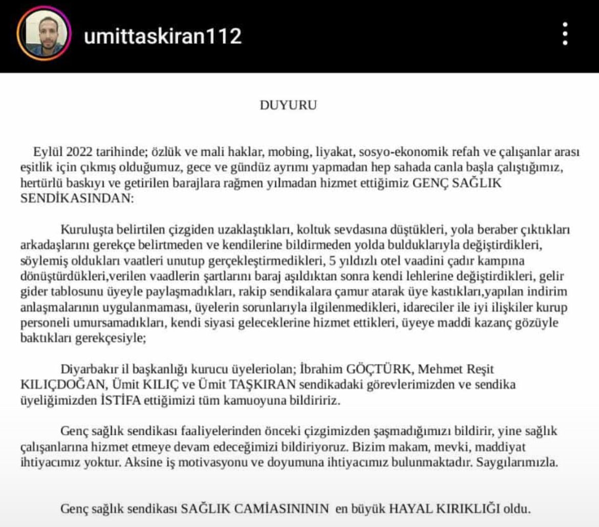 mhmtemnclk's tweet photo. Günaydınlar herkese
Öncelikle şu bahsi geçen sendika için nasıl memleketim de yer edindiler diye bir kaç twit atmıştım, yakıştıramıyordum çünkü.
Biraz geç de olsa fark etmişler, tebrik ederim.
Kişi 7'sinde ne ise 70'inde de odur demiş atalarımız.
Üyeleri gelip okusun şimdi+++ https://t.co/J0b9TjSwou