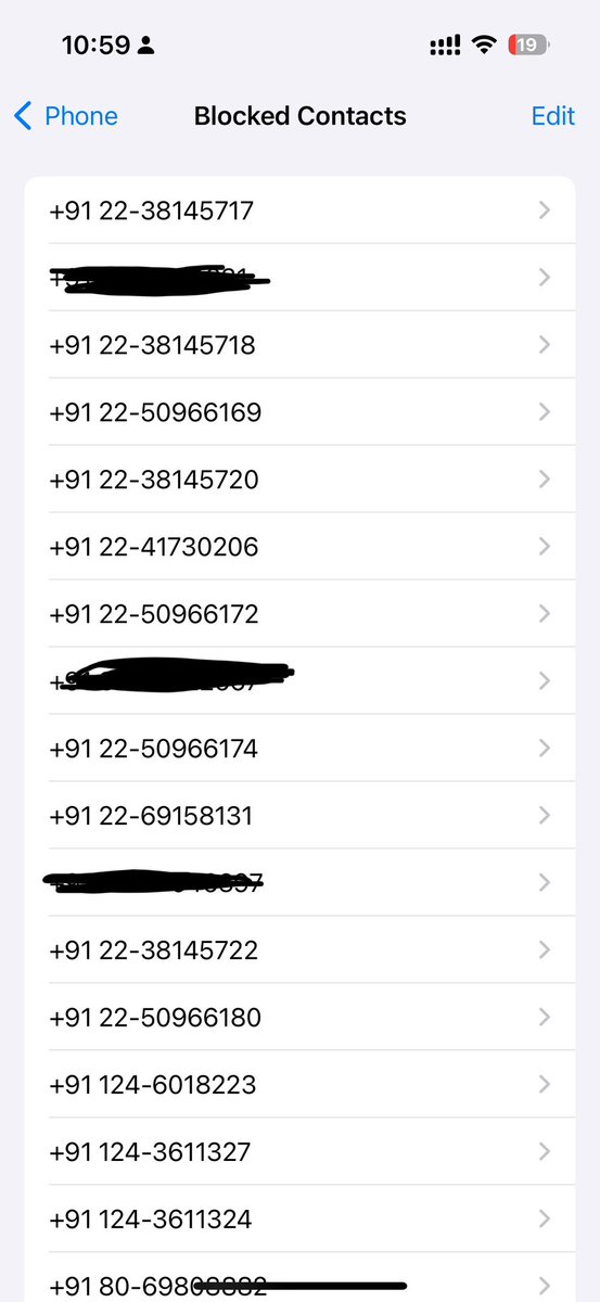 Frustrated with non-stop calls from @StanChart @StanChartIN trying to sell credit cards! 📞😡 Attached a screenshot of my ever-growing list of blocked numbers. #StandardChartered #BadCustomerService #StopTheCalls @StanChartHelpIN