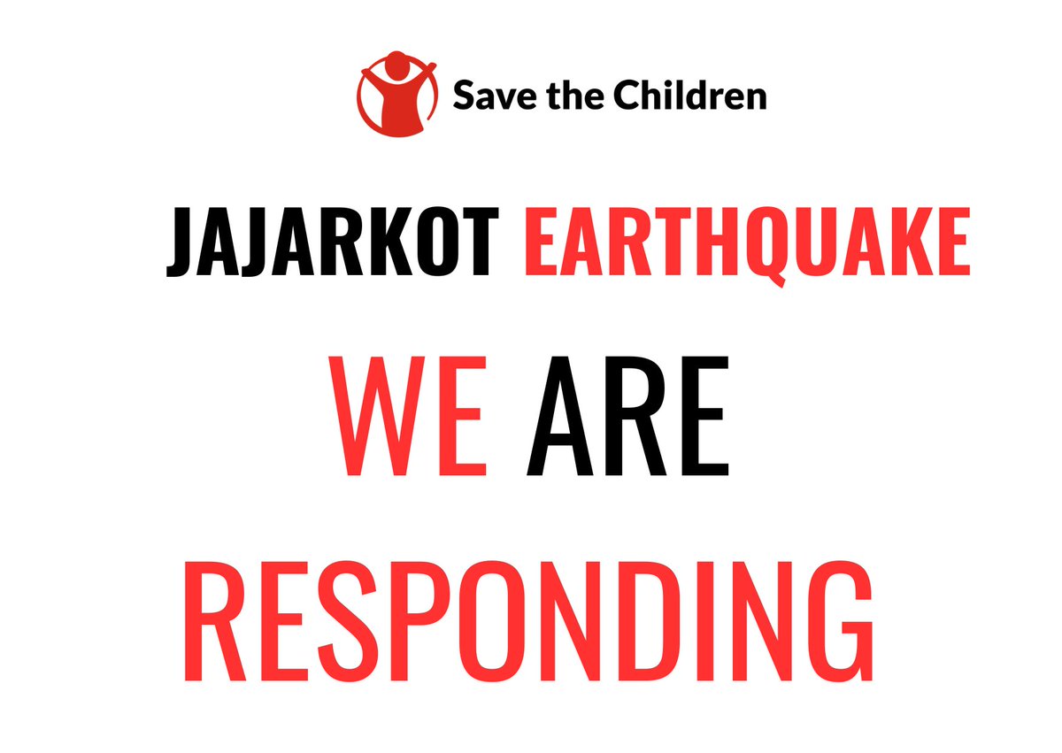 Our hearts go out to the people of Jajarkot in the wake of the 6.4 magnitude earthquake. The effects on children and communities are profound. We are taking immediate action, with the first wave of humanitarian aid set to be dispatched today.  #JajarkotEarthquake #SaveResponds