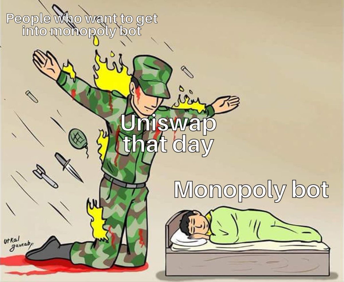 chiggydegen's tweet photo. @MonopolyBots Here my entry @MonopolyBots
🤖✌️
$MOBOT #MonopolyBot #MemeContest https://t.co/UENMaXK15D