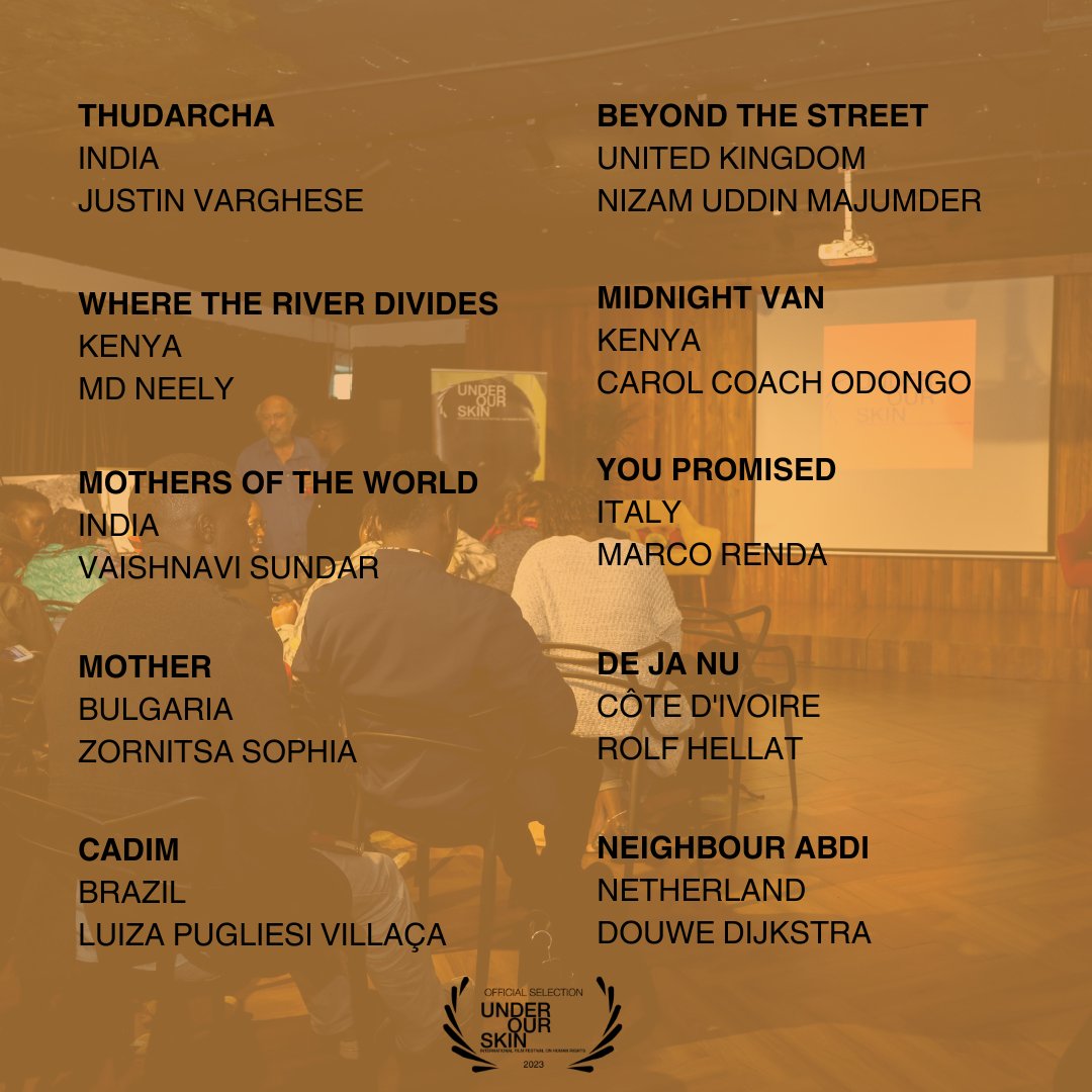 Under Our Skin Film Festival on Human Rights tweet media