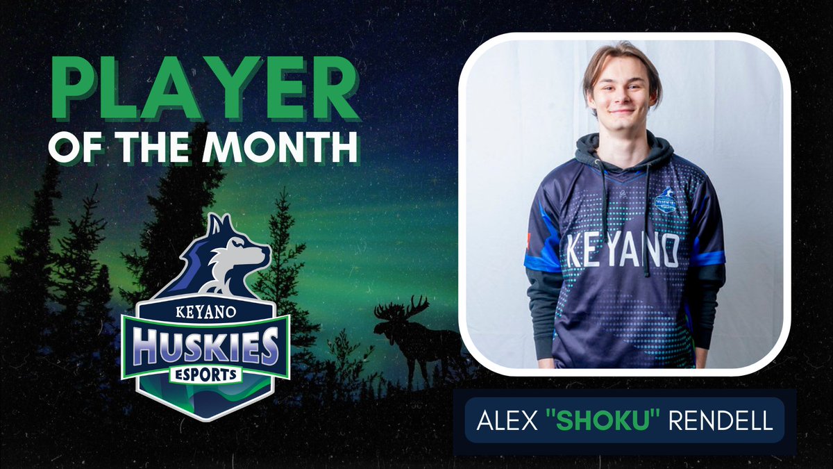 Our youngest Rookie, our fiercest competitor, and one of our program's greatest ambassadors 💯

Shoku's been a fantastic addition to the team since joining the program this Fall 👏👏

Congratulations to Alberta's own @X_Shoku, our October Player of the Month! 🏆