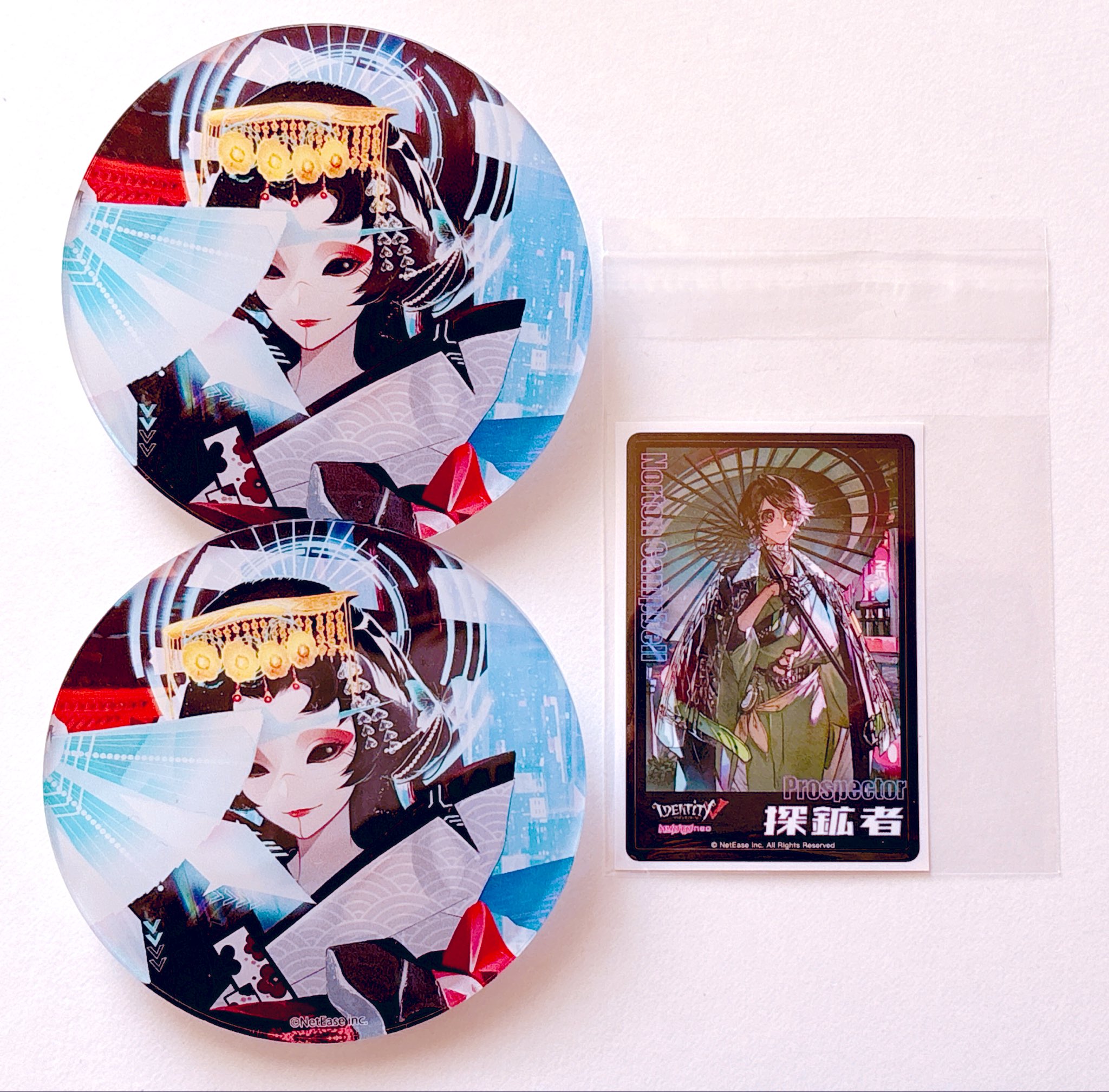 5点セット 第五人格 白黒無常 缶バッジ ドンキホーテ ドンキ