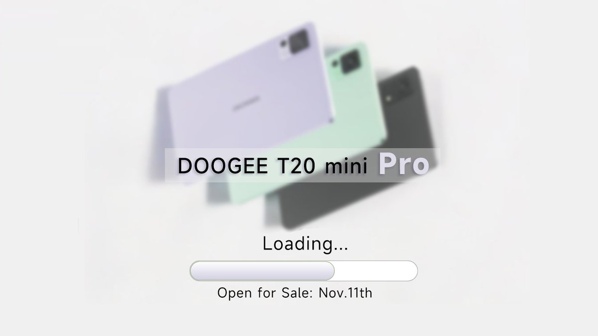 DOOGEE_official's tweet photo. The Pro version is on its way🆙 #DoogeeT20miniPro https://t.co/hs9cxvMiZ9