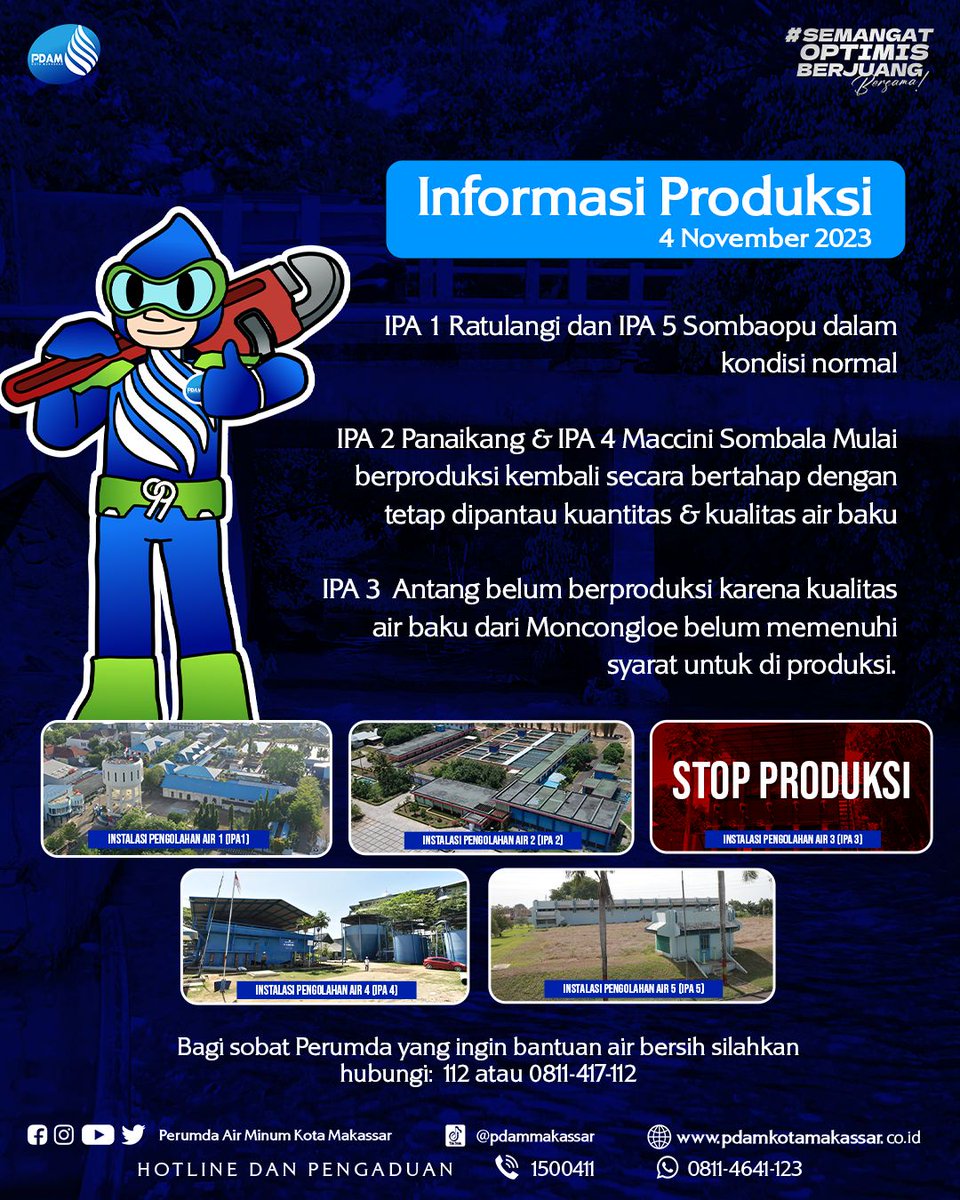 pdammakassar's tweet photo. #InfoProduksi #pdammakassar https://t.co/NaA7PY1Mt9