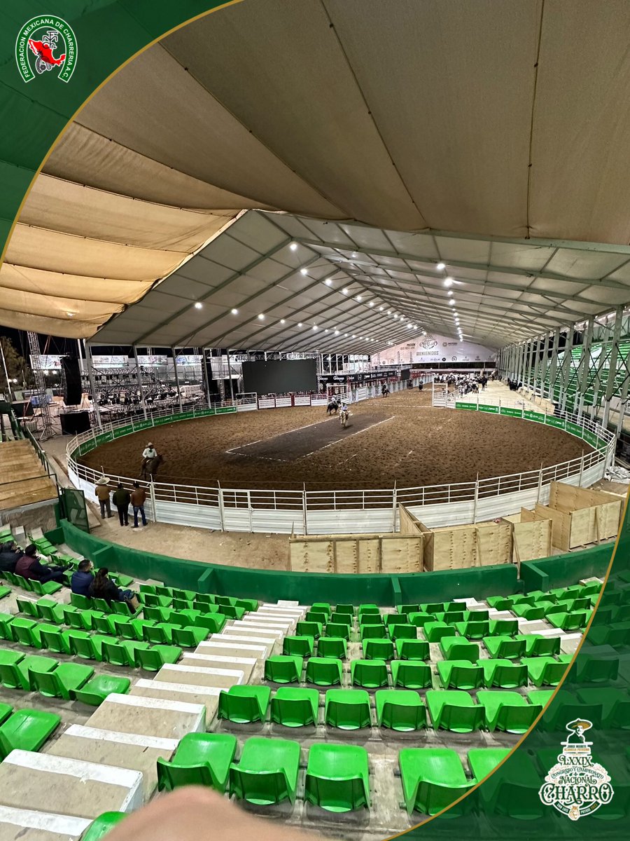 FMCharreria's tweet photo. ✅ F A L T A N   5   D Í A S ✅
  • Estadio 20 de noviembre • 

Puliendo últimos detalles para dar inicio a la fiesta charra más grande de nuestro deporte nacional. 

🎟️ Boletos ¡YA DISPONIBLES! 
En línea: https://t.co/QeKyrmhLL7

#FamiliaCharra 
#CongresoNacionalCharroSlp2023 https://t.co/HkeEj6hENd