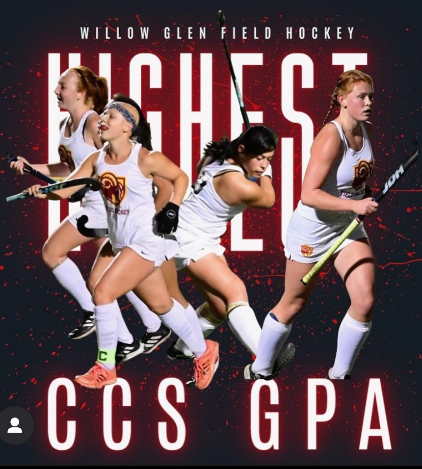 Willow Glen Athletics (@wg_athletics) on Twitter photo Congratulations WG Field Hockey. CCS Scholastic Team Champions!! <a href="/WGCareerCenter/">WGHSCollege&Career</a> <a href="/WGHSrams/">Willow Glen High</a> Congratulations WG Field Hockey. CCS Scholastic Team Champions!! <a href="/WGCareerCenter/">WGHSCollege&Career</a> <a href="/WGHSrams/">Willow Glen High</a>