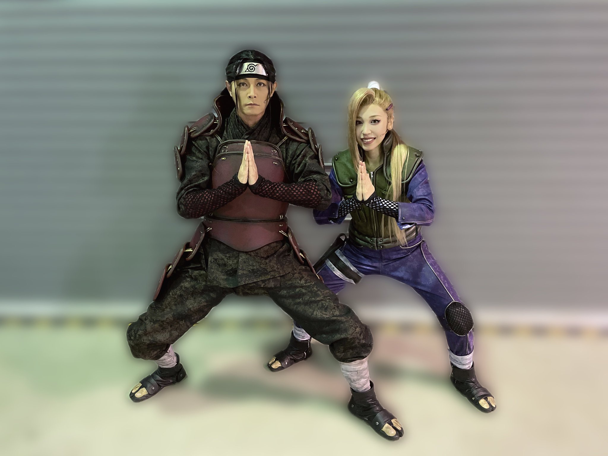 NARUTO　柱間　扉間　コースター NARUTO展 千手柱間 千手扉間 アートコースター
