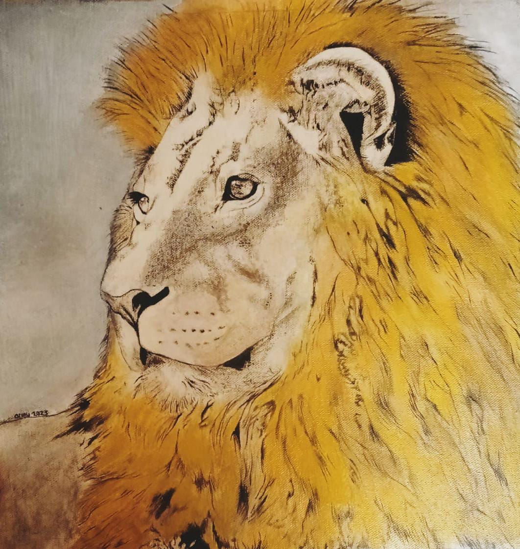 I like wildlife hence decided to try painting a silver lion🦁

#art #acrylic #acrylicpainting #wildlife #nature #silver #lion