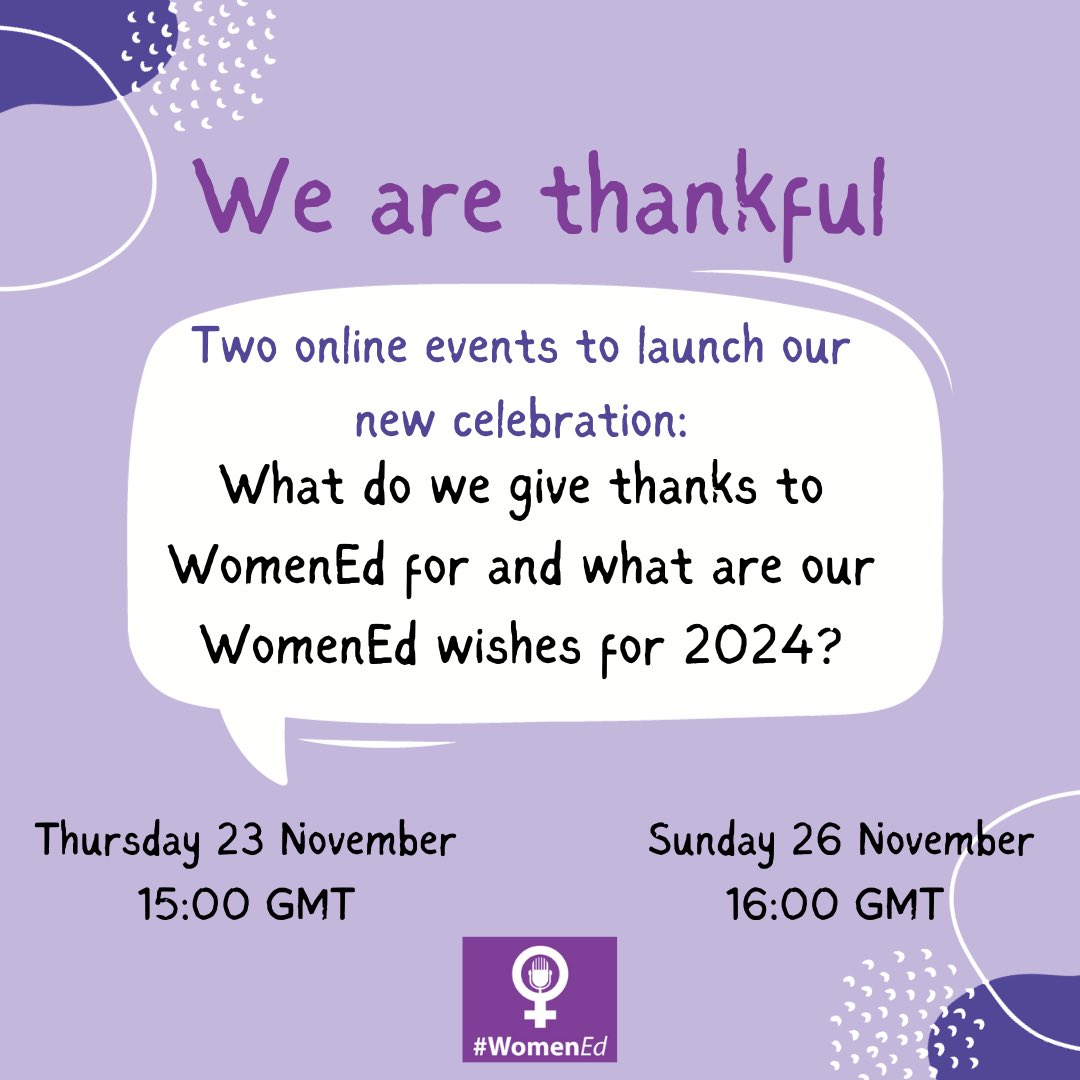 #womeneded is hosting two free events - you can join this global community - more info here mailchi.mp/17680dbc3693/w…