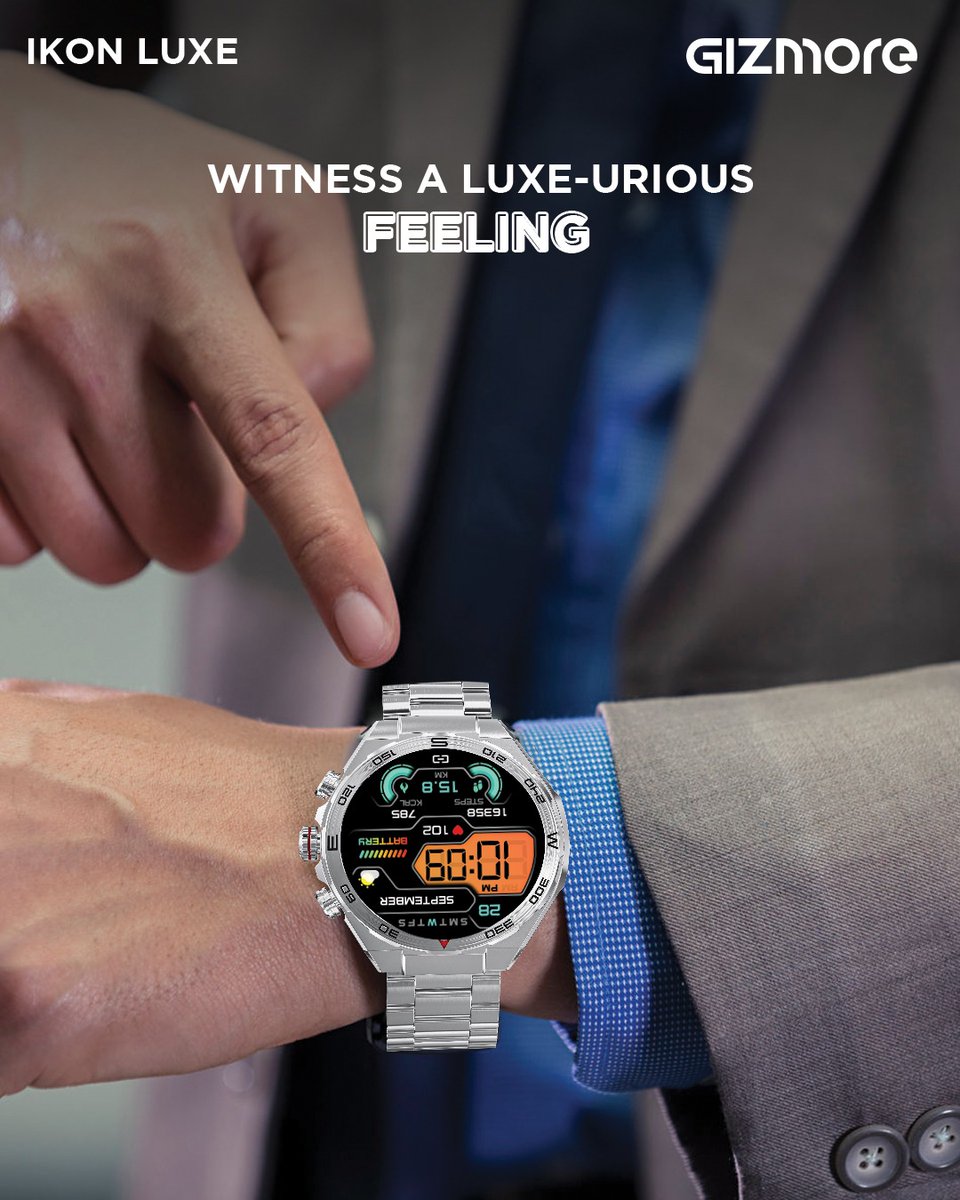 gizmoreindia's tweet photo. Inherit the feel of luxury.
.
Gizmore - IKON LUXE - https://t.co/hajGlwjoeu
.
#YehDiwaliKismatWali #GizmoreIndia #IkonicCollection #GizmoreIkonLuxe #LuxuryTech #PremiumExperience #NewArrival #ProductLaunch #LatestInnovation #TechTrends https://t.co/rZEiTN8aSK