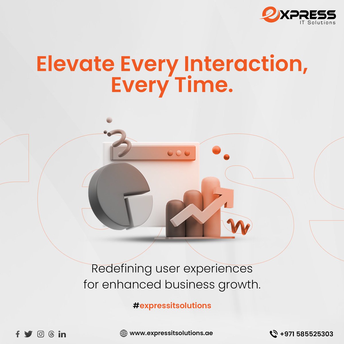 expressit_solns's tweet image. Empower Your Brand&apos;s Journey: Engaging Experiences Await!
.
#expressitsolutions #dubai #websitedevelopers #websitedevelopmentcompany