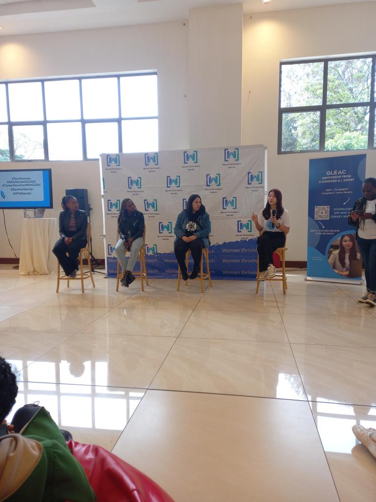 _bellechienne's tweet photo. Glad to have attended the Women Techmakers Nairobi this morning, felt more inspired to better my tech skills, I'll definitely share what I learnt today :) Thanks to the WTM morning event.
#TechSheroes
#GDGNairobiXGLEAC
#CareerElevationWithGLEAC
#DevFestNairobi
#WTMNairobi https://t.co/6ckmuiIwc6
