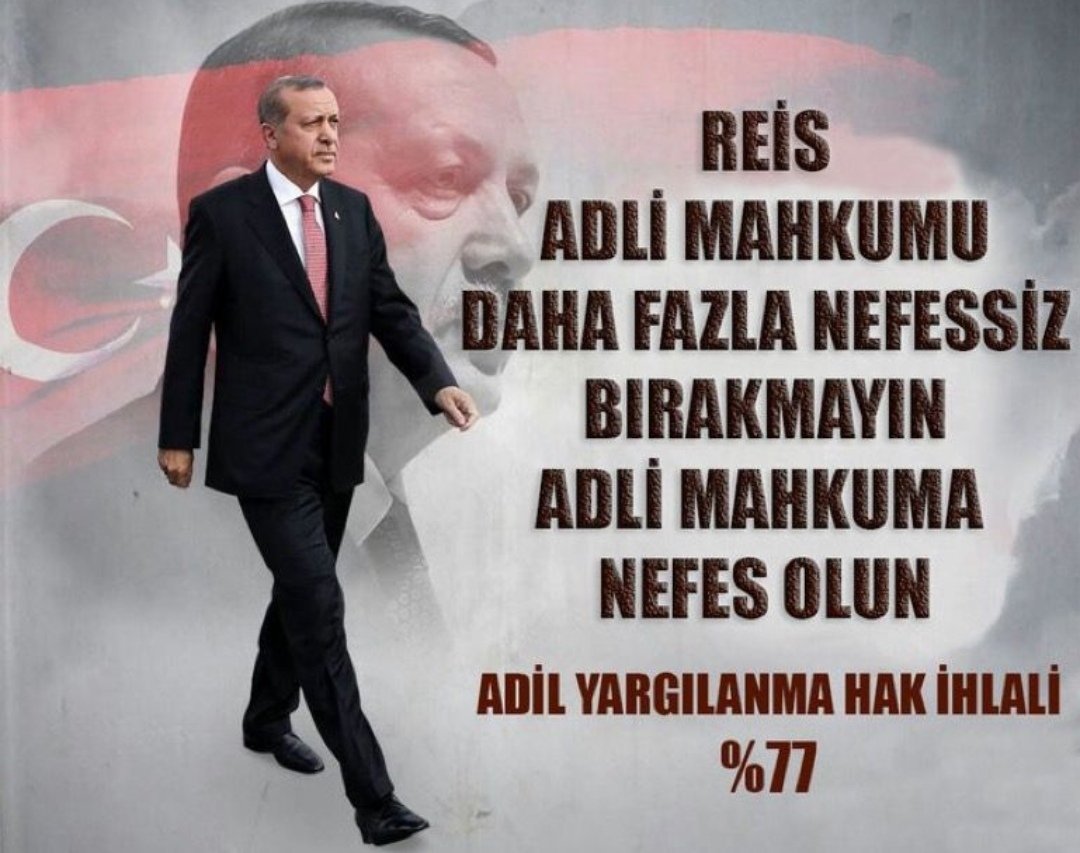 Devletimizden afBekliyoruz  mukerrer cezada karşı taraf affetmiş magduriyetim yok diyor siz neden affedemiyorsunuz mahkum ailesine yanikadinlara Zulümdür bu duyun sesimizi <a href="/yilmaztunc/">Yılmaz TUNÇ</a> <a href="/RTErdogan/">Recep Tayyip Erdoğan</a>                      <a href="/dev/">DEV</a>