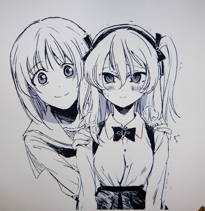 久々にフォルダを漁ったらいつ描いたか覚えてない絵が出てきた 
