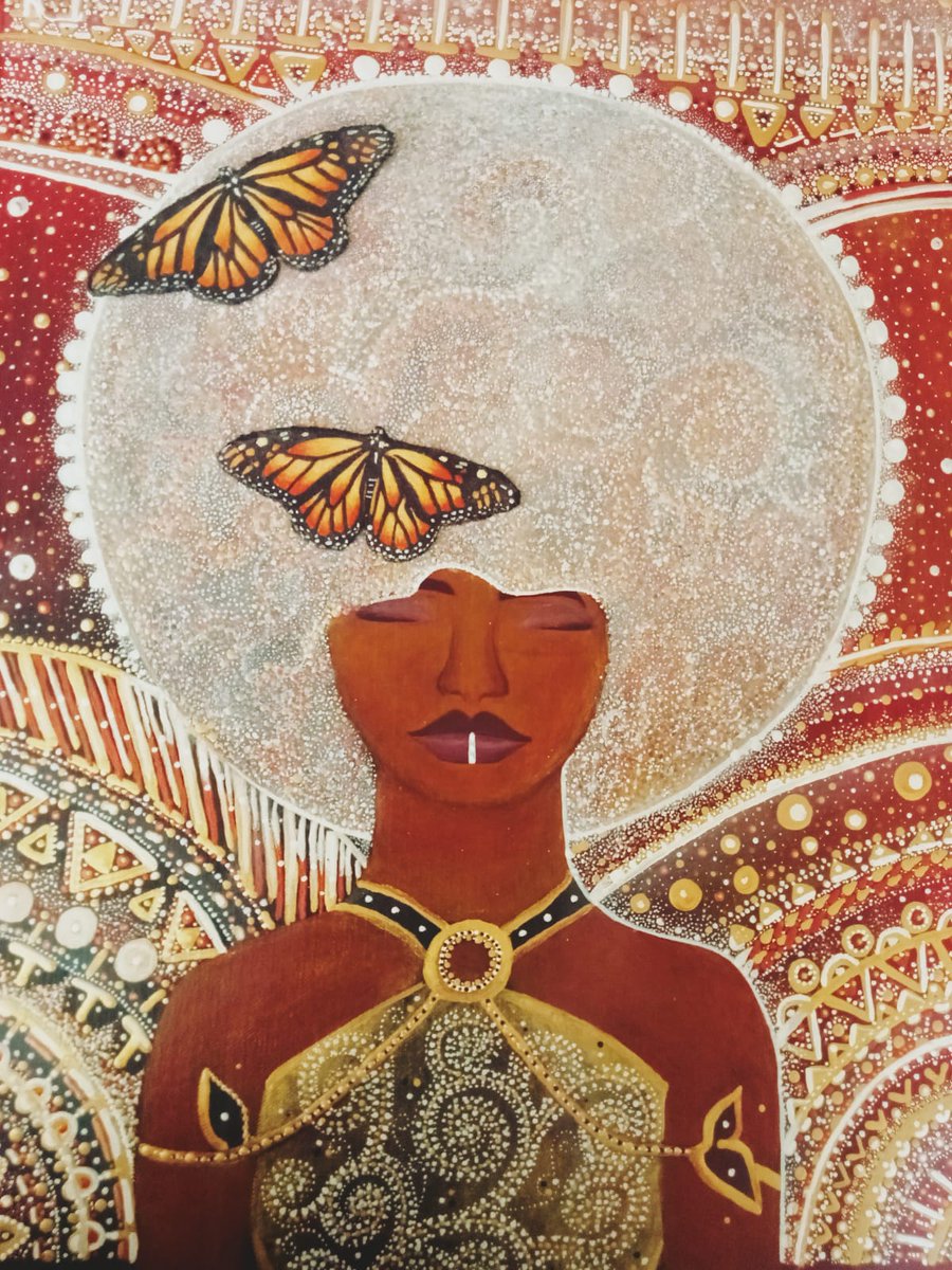 I don't know what to call this piece

#art #acrylicpainting  #acrylic #african #afro #butterflies