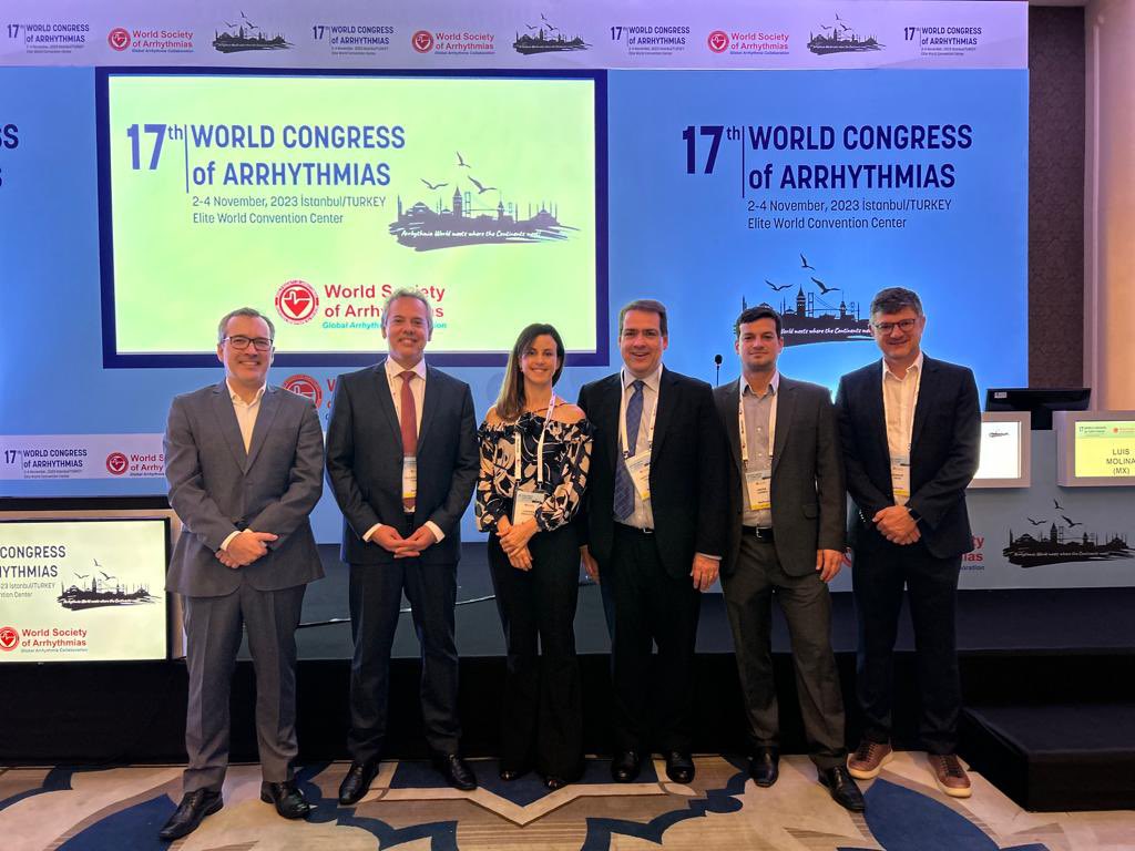 Last day of the World Arrhythmia Congress. Congratulations, Tolga, for the excellent program. We appreciate the invitation. #ArrhythmiaCongress
