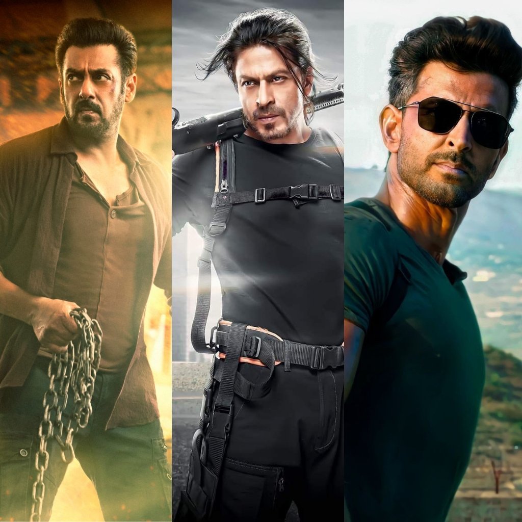 Tiger × Pathaan × Kabir .. In #Tiger3 🔥

Are u ready for the civil war ? 💪🏻🥵

#SalmanKhan #ShahRukhKhan #HrithikRoshan 

#Tiger3 #Pathaan #War #SpyUniverseFilm