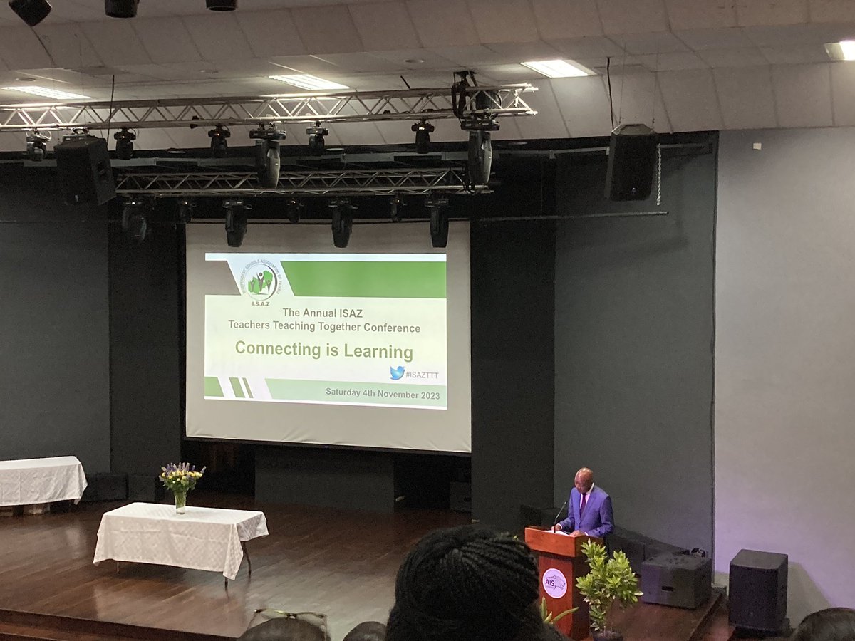 ISAZ Teachers teaching Together  Conference getting started #ISAZTTT <a href="/AISLusaka/">AIS Lusaka</a>  25 years strong #Zambia