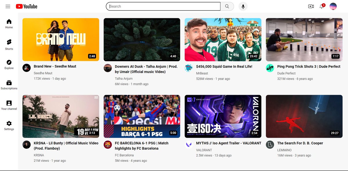 Lonely_oxygen's tweet image. 📚 Just completed a basic HTML and CSS project while following a tutorial by @SuperSimpleDev . Presenting &apos;YouTube Demo&apos; – a static page which is a replica of YouTube&apos;s homepage. Great for beginners! 🔗github.com/Shane1O7/Youtu… #WebDev #Learning