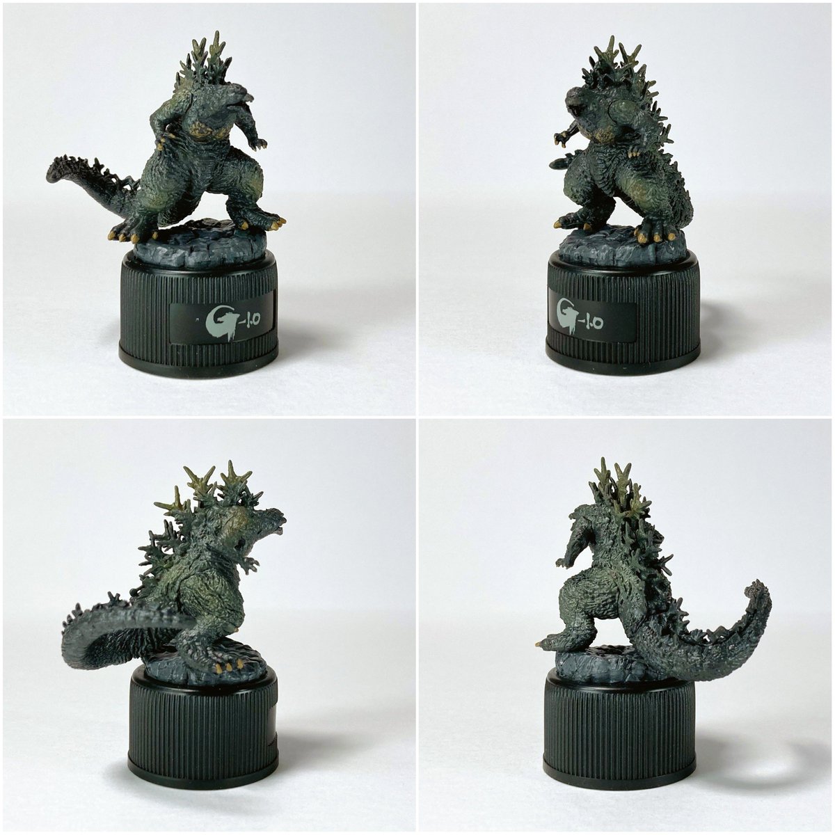 ゴジラ -1.0』のゴジラの小さなフィギュアが可愛い《ボトルキャップ